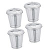 KOMBIUDA 4pcs Cute Mini Desktop Trash Can Multi-Functional Rubbish Bins