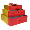 Emartbuy Set of 3 Rigid Luxury Rectangle Presentation Gift Box,