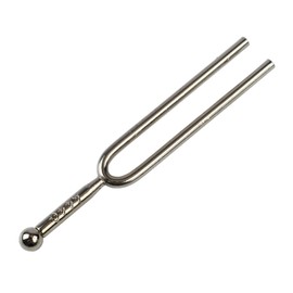 VGEBY A440Hz Tuning Fork Metal Violin Tuning Fork Standard Tuner Tone Tool with Leather Cover for Guitar Ukulele Violin