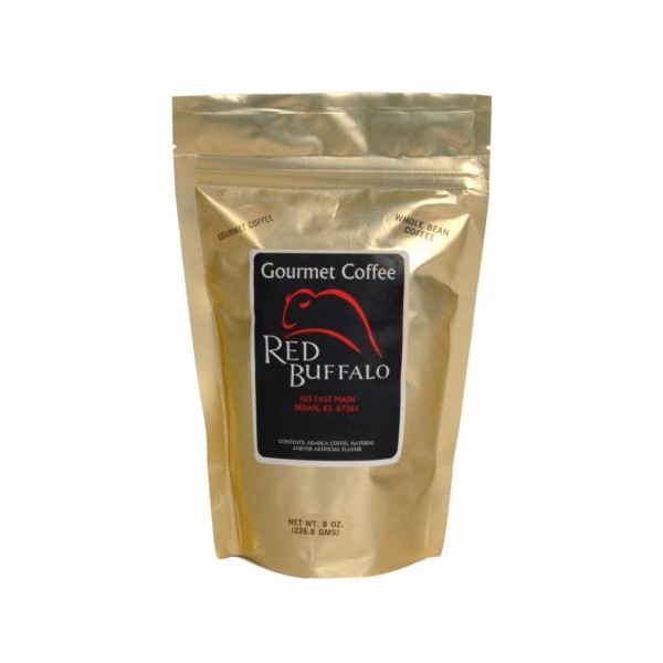 Red Buffalo Macadamia Flavored Decaf Coffee, Whole Bean, 1 pound