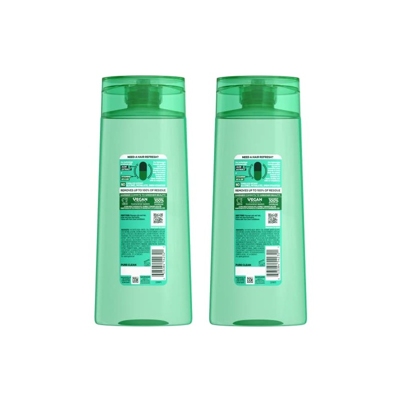 Garnier Fructis Pure Clean Shampoo, 22 fl. oz., 2 Pack