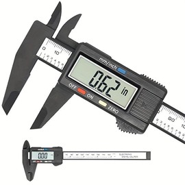 Digital Caliper Tools with Extra Large LCD Screen, 1 Count Electronic Digital Caliper, Plastic Vernier Calipers Measuring Tool with Inch/mm Conversion, Professional Measurement Tools, Summer Gift