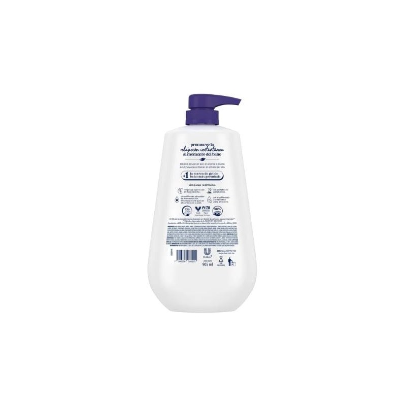 Dove Body Wash Mora Azul Blueberry Moon Milk 905