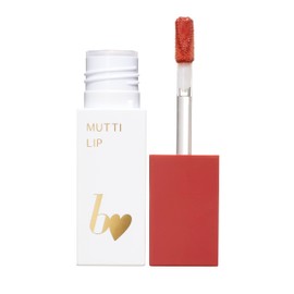 b idol Mutchi Lip R 02 Feath Red 0.1 oz (4.5 g) Lip Mat, Tint, Clouds, Moisturizing, Coloring, Contains Vegetable Oil