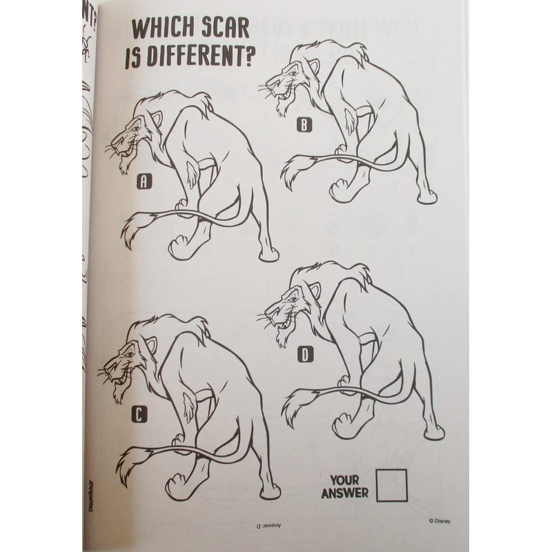 The Lion King Coloring and Activity Book Colortivity ''Friends with