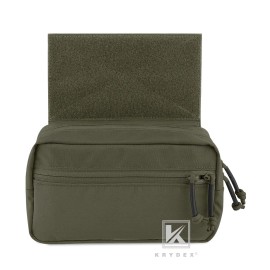 KRYDEX Tactical Drop Pouch SACK Chassis Pack Bag Hook & Loop Nylon Ranger Green