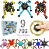 YIZER Easter Basket Stuffers Transformable Fidget Spinners,9Pcs Funny Sensory Fidget