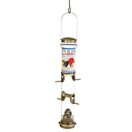 Cole's TT06 Terrific Tube Bird Feeder, 6-Port, Gold