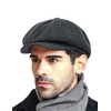 Fashion Men’s Classic Newsboy Gatsby Hat Blend Wool Vintage Flat