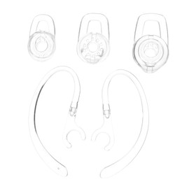 DOITOOL 40pcs Ear Hooks and Earbud Tips Replacement for Wireless Headset Comfortable Gel Earbuds Flexible Hooks for for Listening Sessions