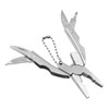 NUZAMAS Multitool Pliers Keychain Screwdriver Stainless Steel Outdoor Portable Mini