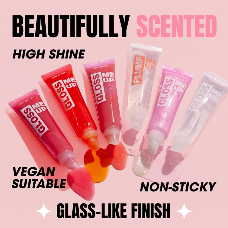 Collection Cosmetics Plumping, High-Shine, Non-Sticky, Plump Me Up Scented Lip