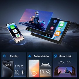 [4G+64G] Android Car Stereo for Nissan Versa Note 2014-2018 Radio with Wireless Carplay Android Auto Radio, Hodozzy 9 inch Touch Screen with GPS, Mirror Link, Bluetooth, WiFi, DSP, FM/RDS Radio