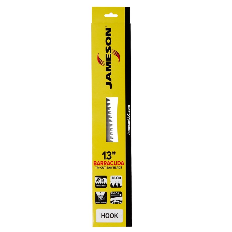 Barracuda™ 13" Tri-Cut Saw Blade with Hook – Hard-Chrome Plated