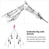 12 Bladed Umbrella Rig Fishing MultiLure and Baits Rigs with