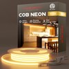 Shine Decor COB LED Neon Rope Light AC110-120V 50ft, 800lm
