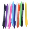 11Pcs Press Ballpoint Pen Colorful Shell 0.5mm Ballpoint Pen Black