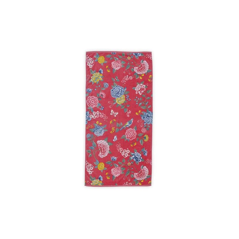 PiP Studio Good Evening Bath Towel Coral Red 70 x