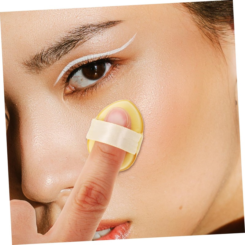 Healeved Makeup Puff 6pcs Mini Water Drop Foundation Sponges for