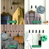 MeetRade Wall Hooks for Hanging Folding Coat Hooks 6 Pack