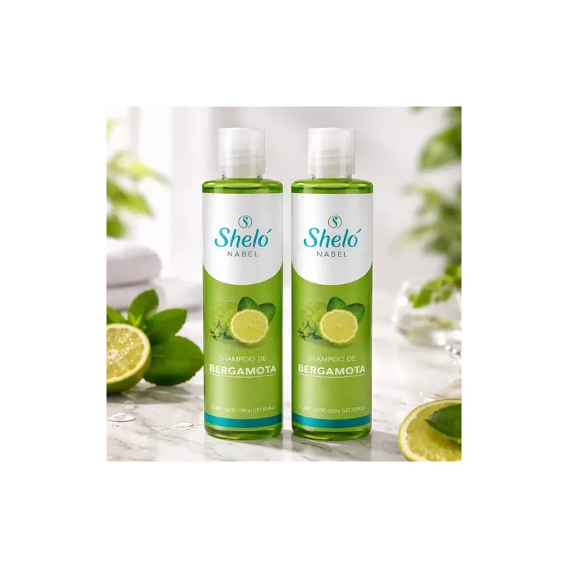 Pack 2 Shampoo Bergamota Sheló Nabel