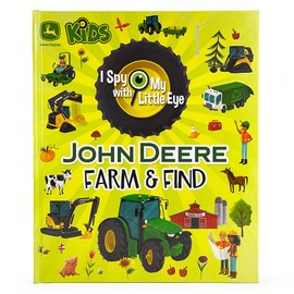 John Deere Kids Farm & Find - I Spy With My Little Eye Kids Search, Find, and Seek Activity Book, Ages 4-8