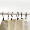 A- LIFE 18 Pcs Curtain Rings Liner Curtain Clips Extra