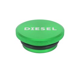 HKOO Diesel Fuel Cap Compatible with Dodge Ram, Aluminum Factory Combo Pack - Magnetic Diesel Fuel Cap & DEF Cap for RAM 1500 2500 3500 Trucks (2013-2019) (Standard Grip)