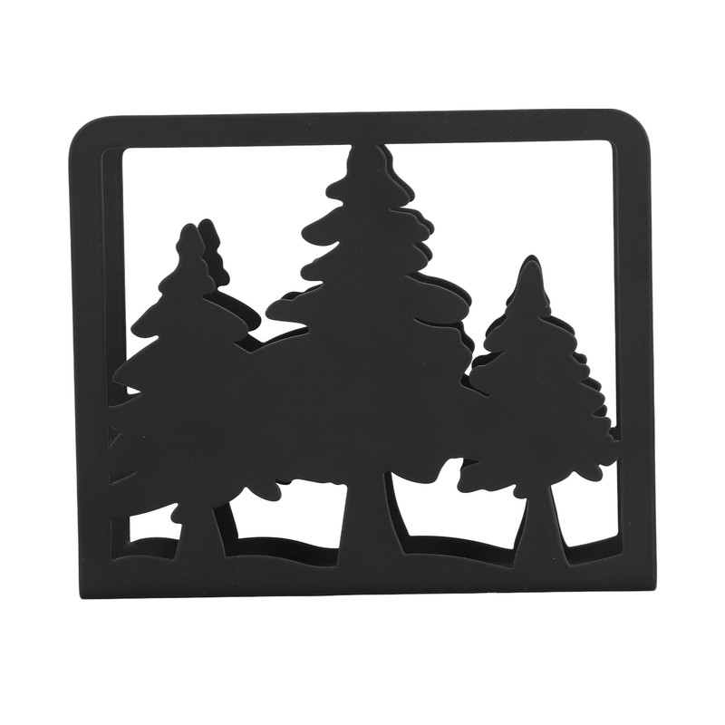 2pcs Tree Napkin Holder Hollow Out Tree Pattern Thickened Nonslip