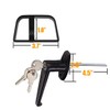 HauSun Shed Door Handle Lock Kit 4-1/2" L Handle with