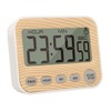 Woodgrain Kitchen Timer, Accurate User Friendly Studying Timer with Learning
