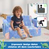 Toddler Chair Comfy,Toddler Couch,Extra Wider Seating,Glow in The Dark 2-in-1