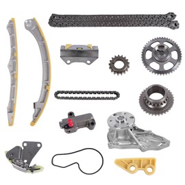 Timing Chain Kit with Water Pump, Fits 2.4L DOHC Engine, Compatible with 2008-2012 Honda Accord, 2010-2011 Honda CR-V, 2009-2014 Acura TSX - Reliable Replacement for OEM Fit