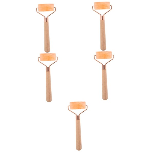 Healeved 5pcs Salt Massage Roller for Face and Neck Care