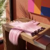 Lurrose Extensiones Clip Rosa Claro Coloreado en Extensiones de 10Pcs