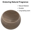 uxcell 2Pcs Wood Essential Oil Diffuser, Black Walnut Wobble Car