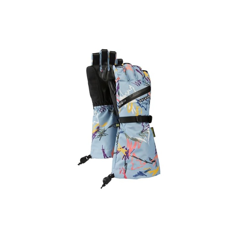 Burton Kids' Vent Snowboard & Ski Waterproof Gloves (Scribble, Medium)