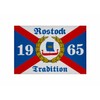 U24 Rostock Tradition 1965 Flag Sew-On / Iron-On Patch 9 x 6 cm