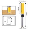 HOHXEN Flush Trim Router Bit 1/4" Shank 1/2'' Width,Top Bearing