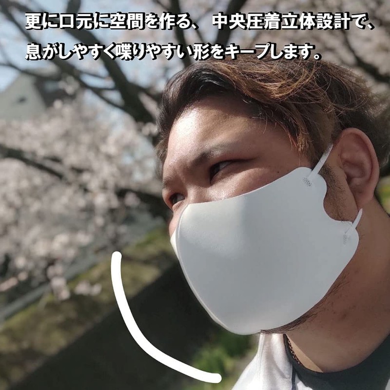 【フェザーストアブランド】3枚セット 大きなマスク 大きいサイズ ２Ｌサイズ 洗えるマスク 夏用マスク スポーツマスク おしゃれなマスク 息がしやすい 蒸れない