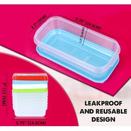 ARSUK Baby Food Storage, Prepared Snack Box for Toddlers and Babies, 16 Pieces, 250 ml, BPA-Free