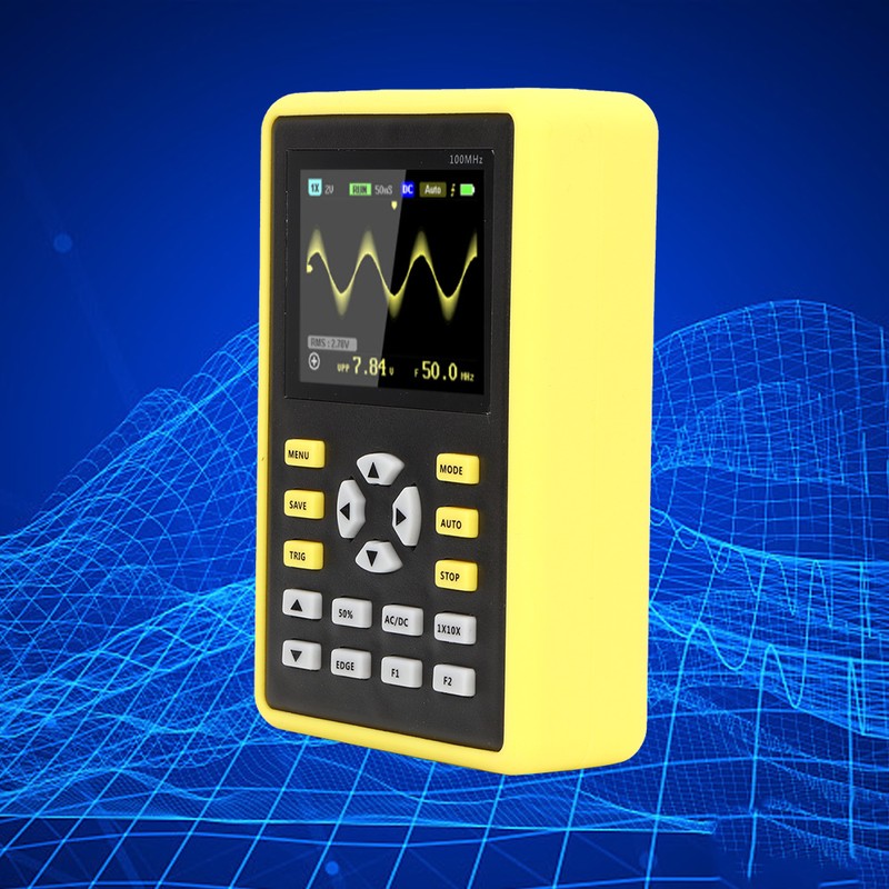 Handheld USB Portable IPS LCD Mini Digital Oscilloscope Multimeter Tester