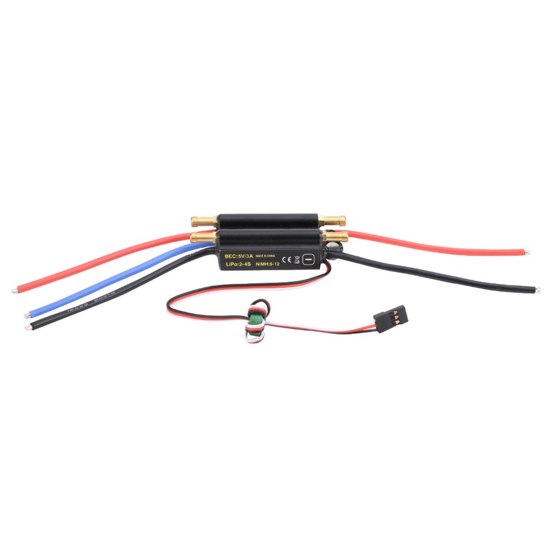 30A RC Boat Waterproof Brushless ESC Electric Speed Controller Accessory