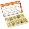 HELIFOUNER 222 Pieces M3 Male Female Hex Brass Spacers Standoffs