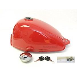REPLACEMENT AFTERMARKET Z50 Mini Trail 50 50R Z Monkey Bike RED COLOR GAS PETROL TANK PETCOCK CAP AND KEYS SET