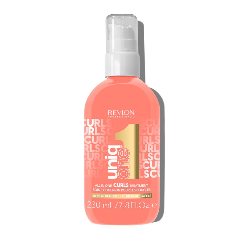 UniqOne Revlon Professional Hair Treatment Curls, Durazno, 230 ml