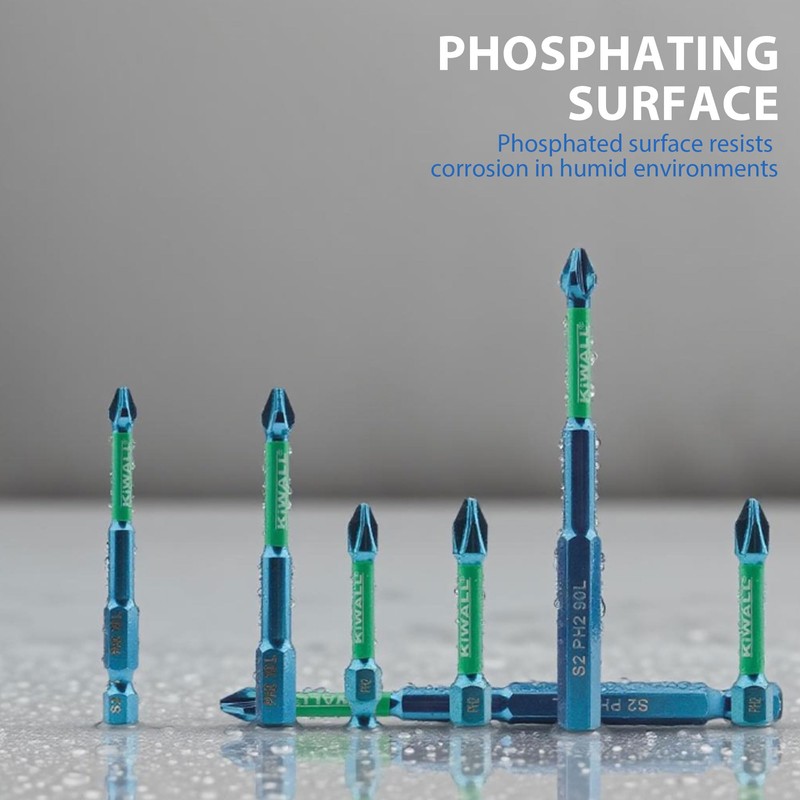 KiWALL Phillips Bits #2 Impact 5-Pack,2-3/4 Inch Phillips Head PH2