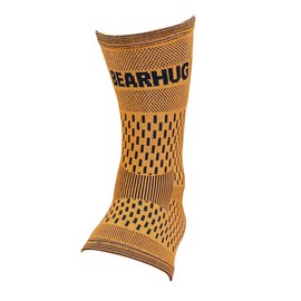 Bearhug Ankle Support for Men and Women - Ankle Brace for Sprained Ankle, Ligament Damage and Achilles Tendonitis Support - Bamboo Ankle Strap for Sports, Running, Gym