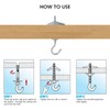 2 Pcs Ceiling Hooks for Hanging Plants Plasterboard Ceiling Hook