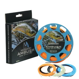 Maximumcatch Sinking Tip Fly Line for Fly Fishing 3ips 4/5/6/7/8 F/S (Orange/Black, WF-4F/S)